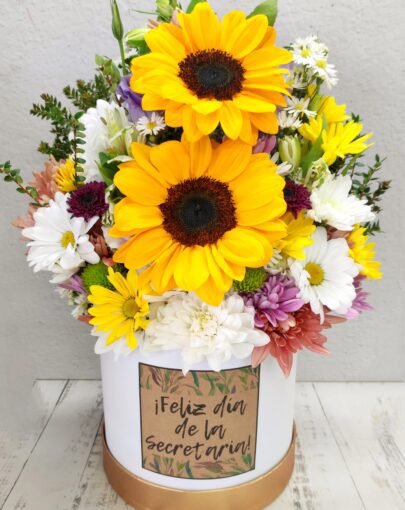 Box Floral Silvestre Xl "Feliz día de la Secretaria"