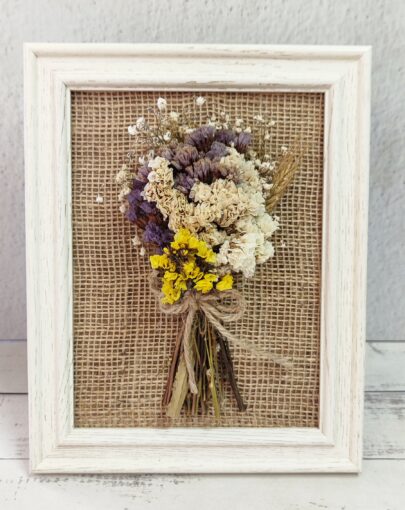 Cuadro flores secas M