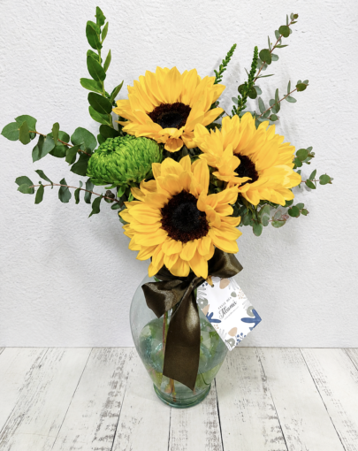 Florero Girasoles Mamá 🌻